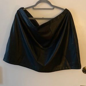 Gap Vegan Leather Skirt